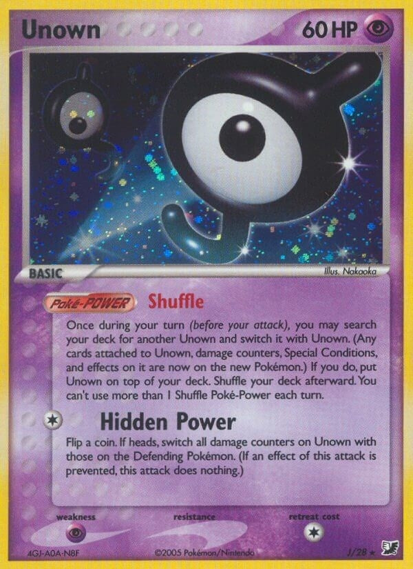 Image for Unown (J) (Unseen Forces) (J/28) - Pokemon