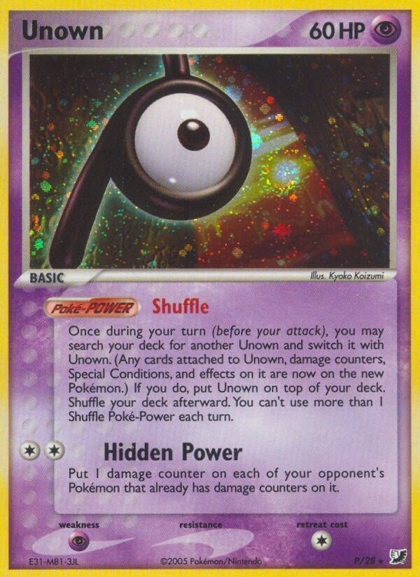 Image for Unown (P) (Unseen Forces) (P/28) - Pokemon
