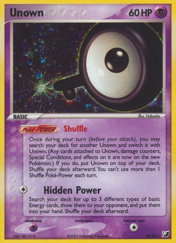Image for Unown (Q) (Unseen Forces) (Q/28) - Pokemon