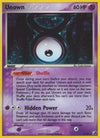 Image for Unown (V) (Unseen Forces) (V/28) - Pokemon