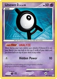 Image for Unown [A] (Diamond and Pearl) (65/130) - Pokemon