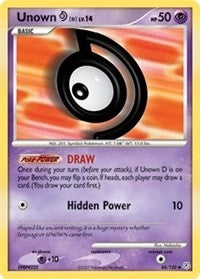Image for Unown [D] (Diamond and Pearl) (68/130) - Pokemon