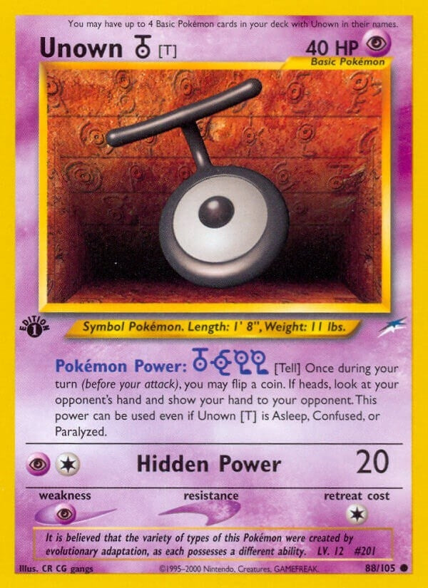 Image for Unown [T] (Neo Destiny) (088/105) - Pokemon