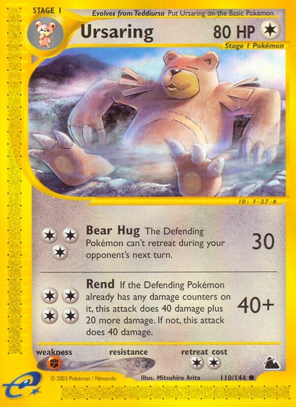 Image for Ursaring (Skyridge) (110/144) - Pokemon