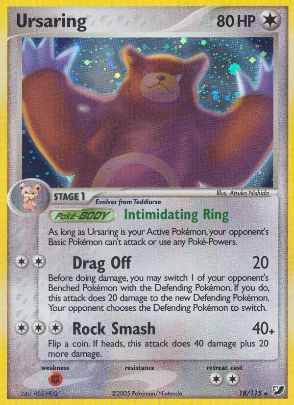 Image for Ursaring (Unseen Forces) (18/115) - Pokemon