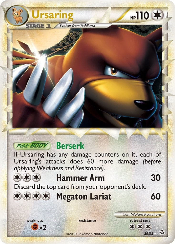Image for Ursaring (Prime) (Unleashed) (89/95) - Pokemon