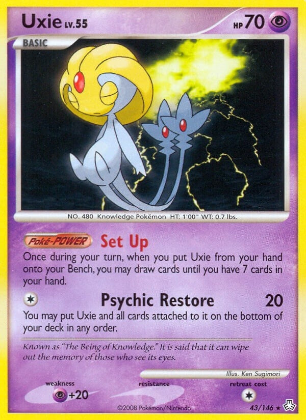 Image for Uxie (Legends Awakened) (43/146) - Pokemon