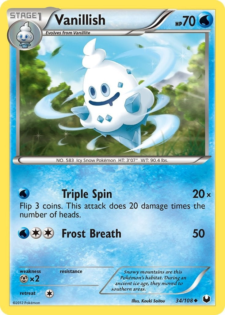 Image for Vanillish (Dark Explorers) (34/108) - Pokemon