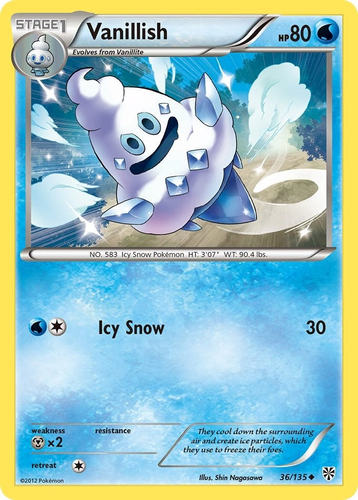 Image for Vanillish (Plasma Storm) (36/135) - Pokemon