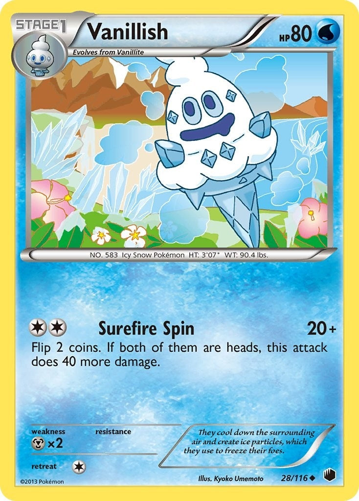 Image for Vanillish (Plasma Freeze) (28/116) - Pokemon