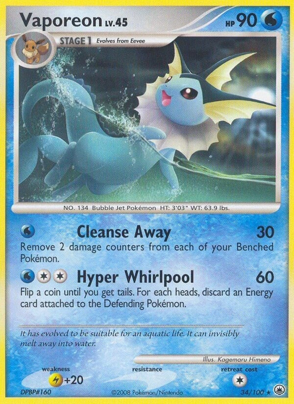 Image for Vaporeon (Majestic Dawn) (34/100) - Pokemon