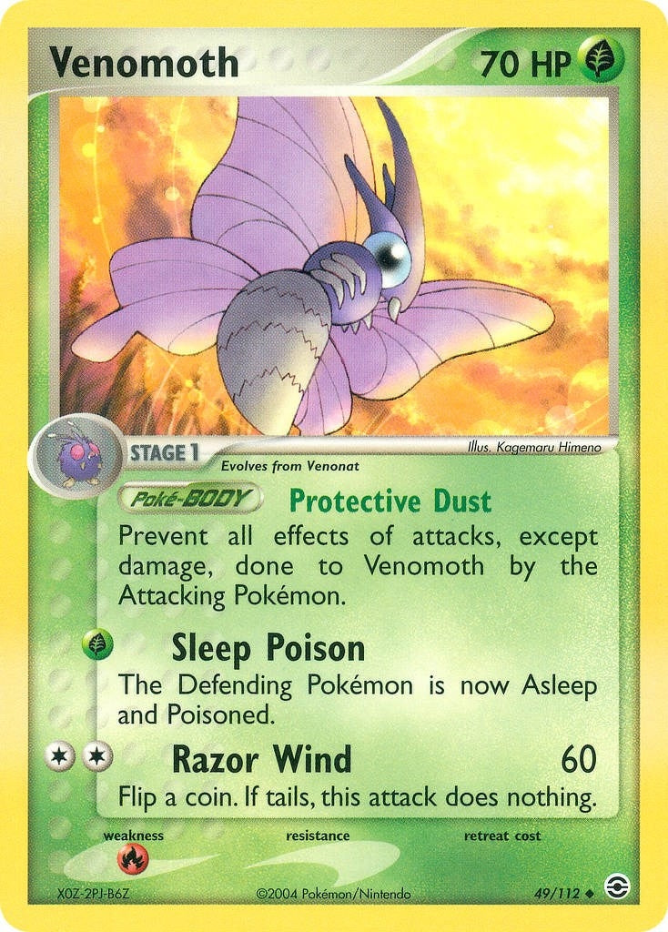 Image for Venomoth (FireRed & LeafGreen) (49/112) - Pokemon