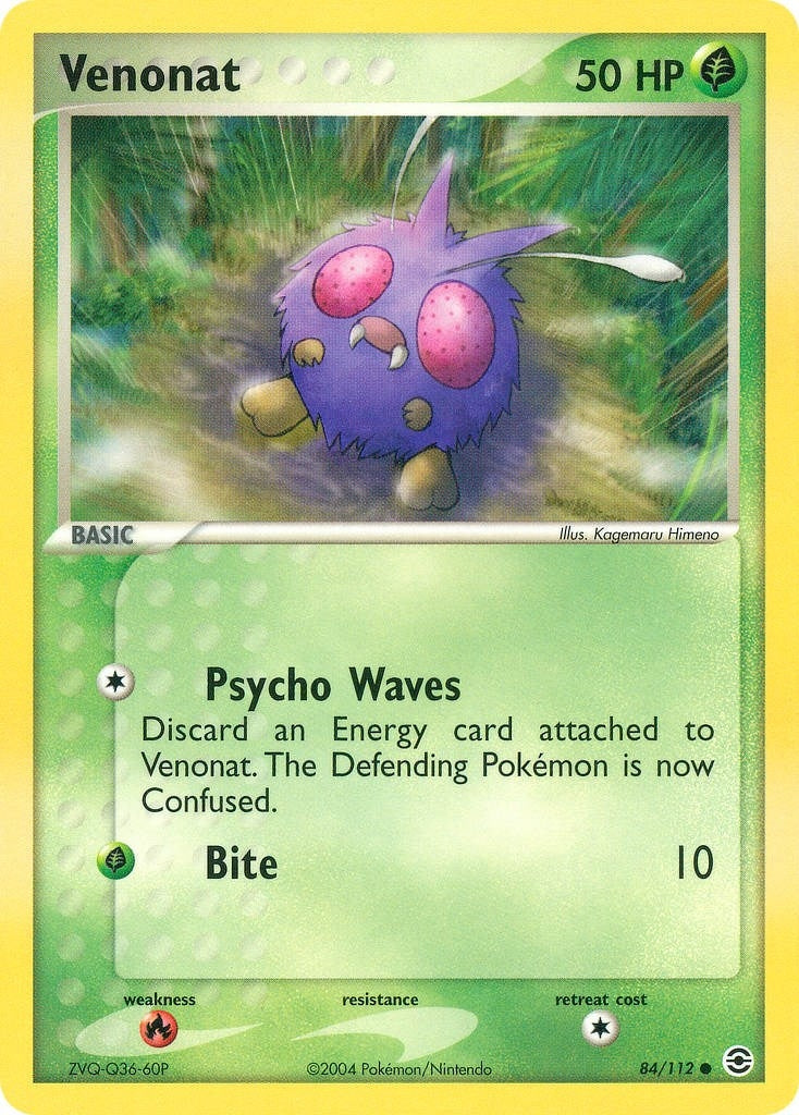 Image for Venonat (FireRed & LeafGreen) (84/112) - Pokemon