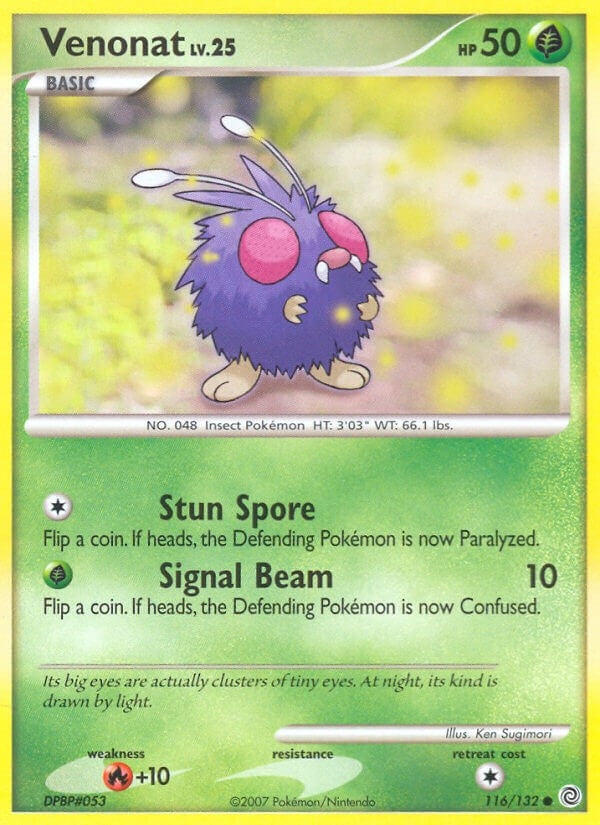 Image for Venonat (Secret Wonders) (116/132) - Pokemon