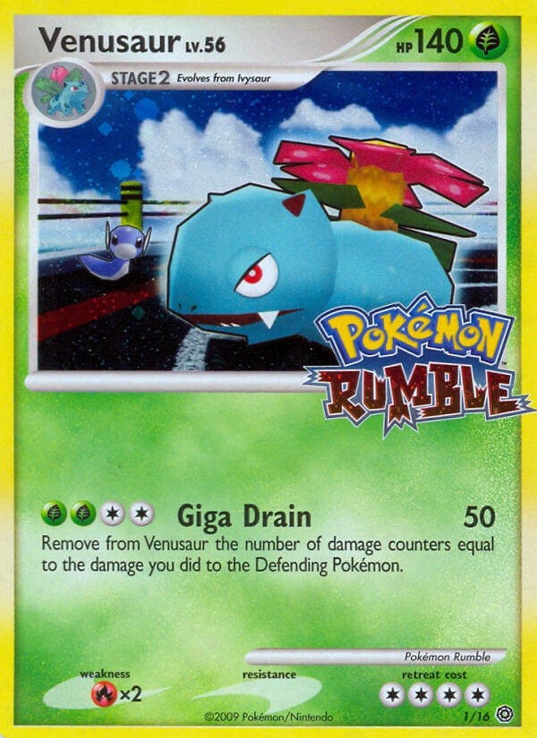 Image for Venusaur (Rumble) (1) - Pokemon