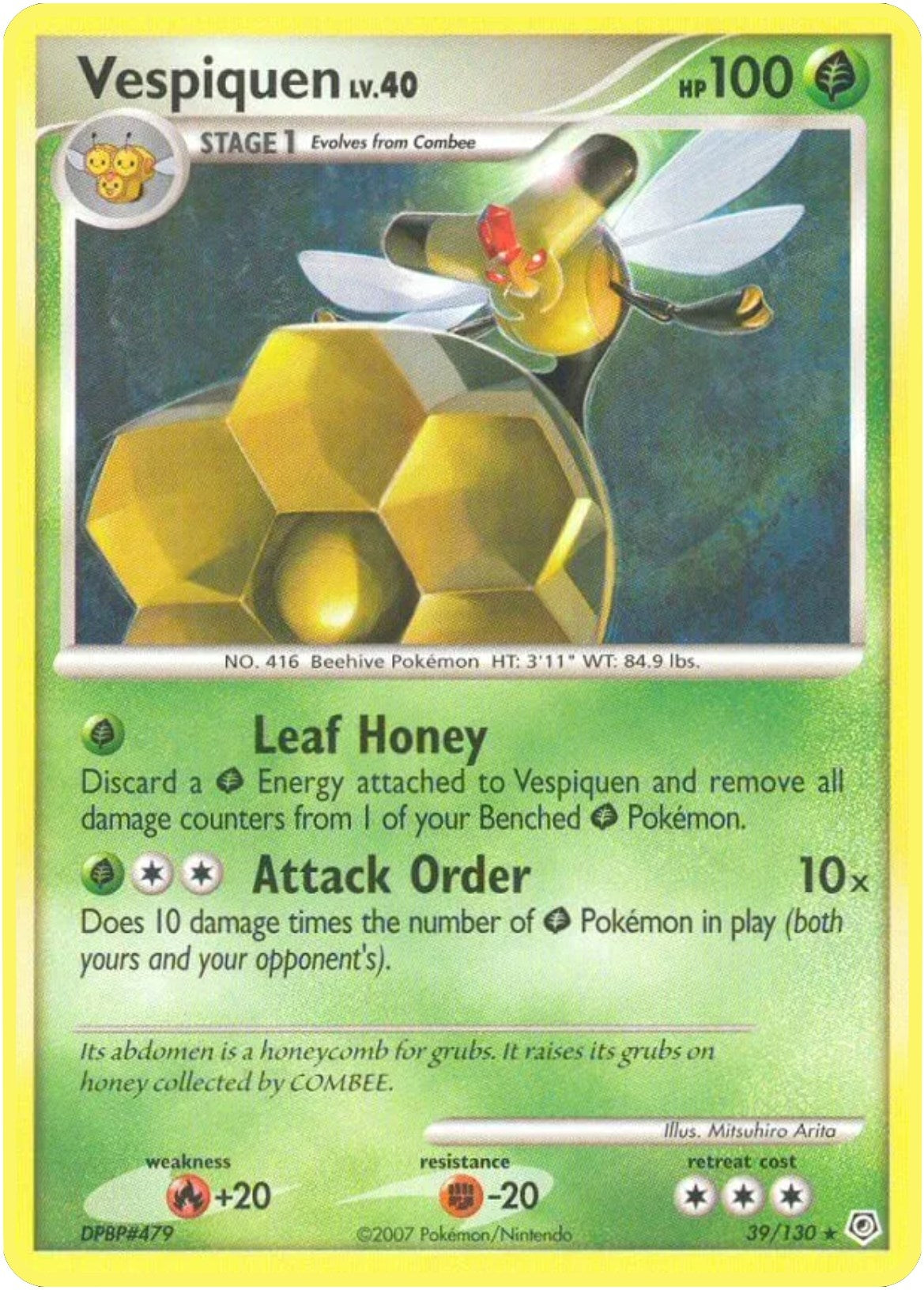 Image for Vespiquen (Diamond and Pearl) (39/130) - Pokemon