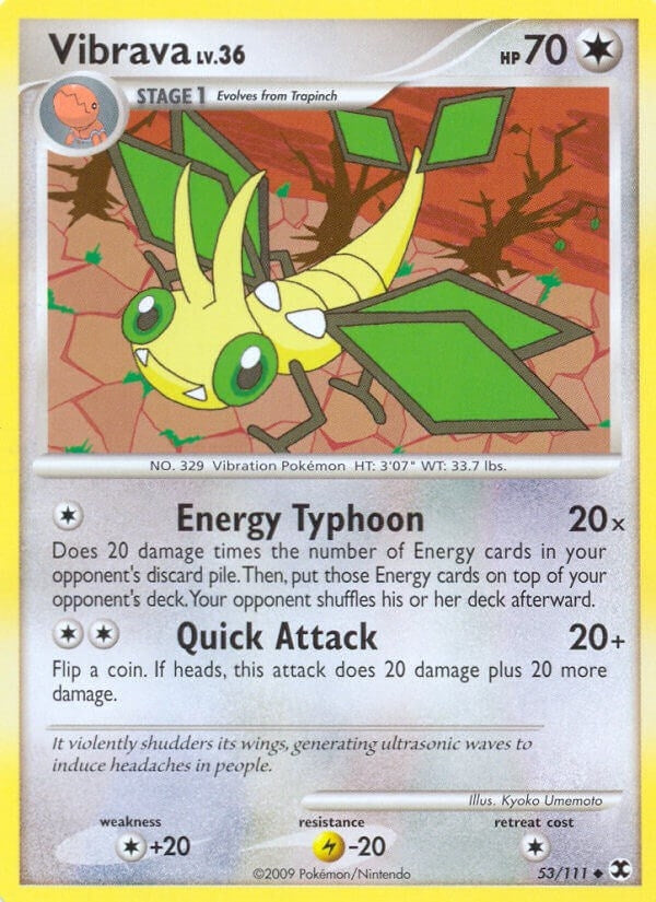 Image for Vibrava (Rising Rivals) (53/111) - Pokemon