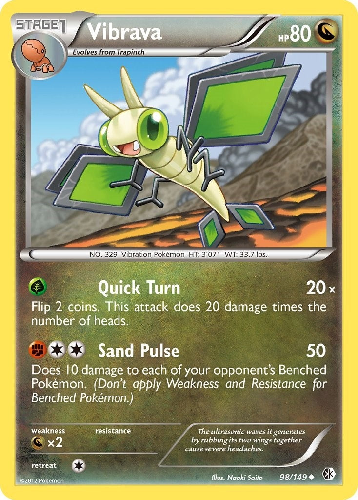 Image for Vibrava (Boundaries Crossed) (98/149) - Pokemon