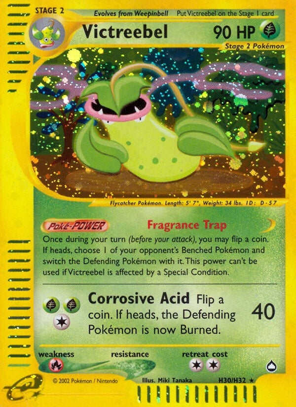 Image for Victreebel (H30) (Aquapolis) (H30/H32) - Pokemon