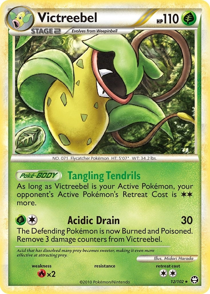 Image for Victreebel (Triumphant) (12/102) - Pokemon