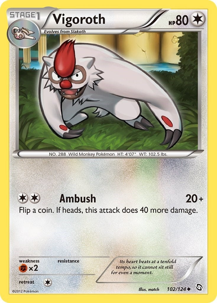 Image for Vigoroth (Dragons Exalted) (102/124) - Pokemon