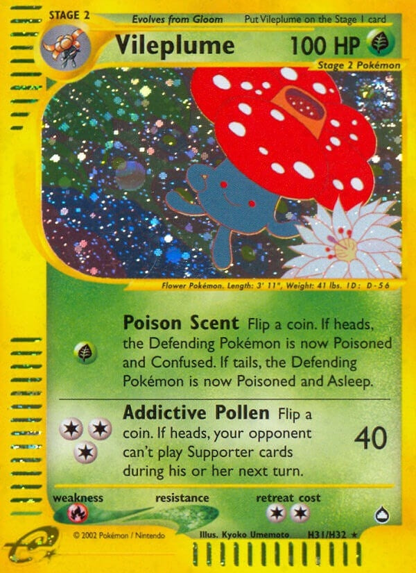 Image for Vileplume (H31) (Aquapolis) (H31/H32) - Pokemon