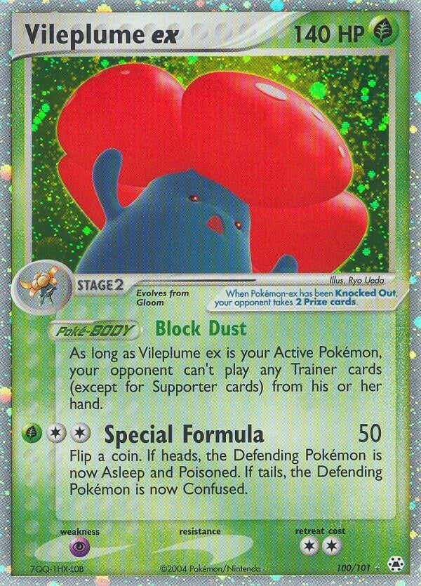 Image for Vileplume ex (Hidden Legends) (100/101) - Pokemon