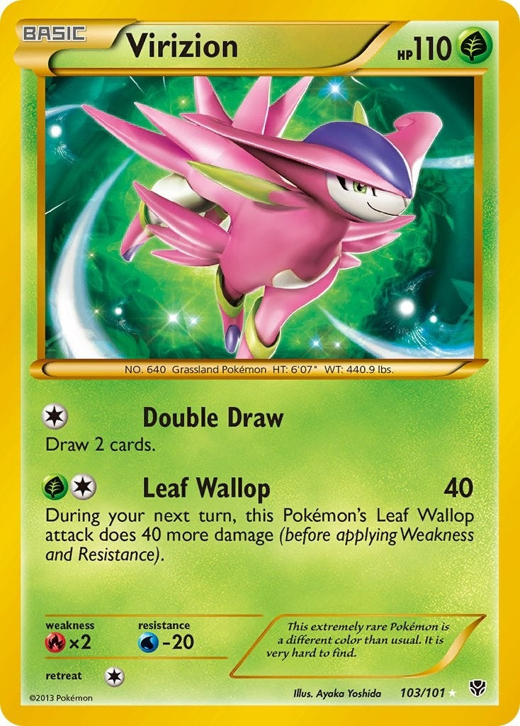 Image for Virizion (Secret) (Plasma Blast) (103/101) - Pokemon