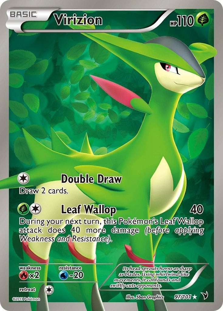 Image for Virizion (Full Art) (Noble Victories) (97/101) - Pokemon