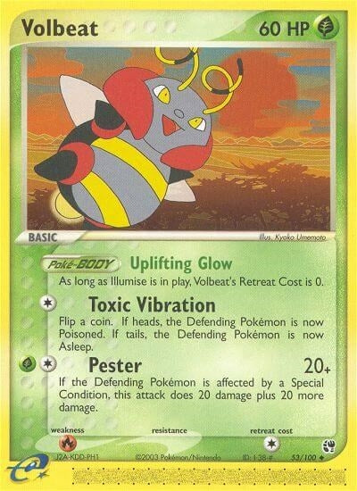 Image for Volbeat (Sandstorm) (53/100) - Pokemon