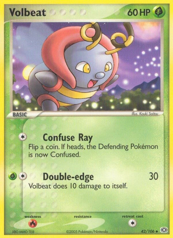 Image for Volbeat (Emerald) (42/106) - Pokemon