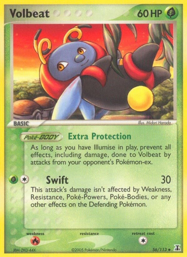 Image for Volbeat (Delta Species) (56/113) - Pokemon