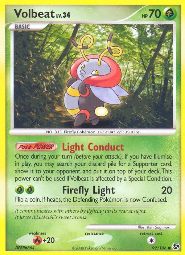 Image for Volbeat (Great Encounters) (92/106) - Pokemon