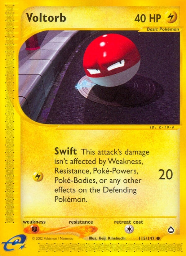 Image for Voltorb (115) (Aquapolis) (115/147) - Pokemon