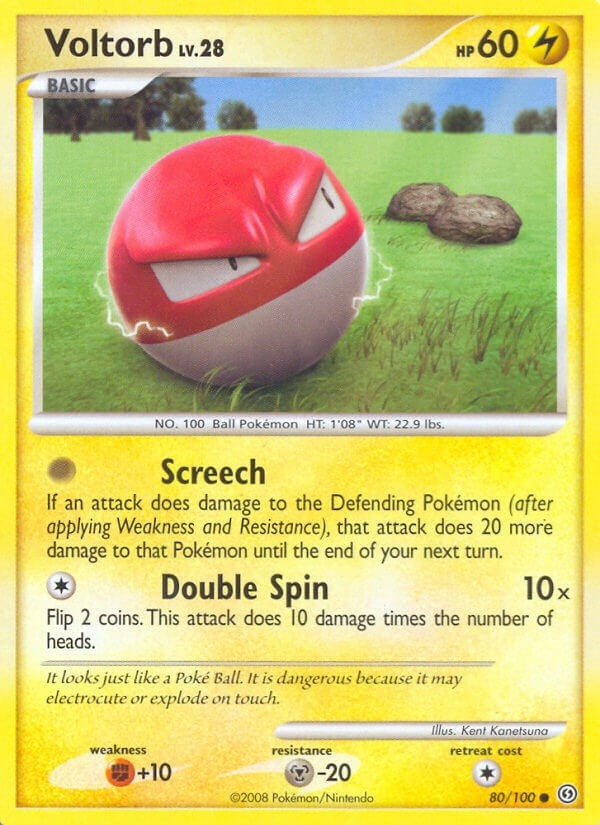 Image for Voltorb (80) (Stormfront) (80/100) - Pokemon