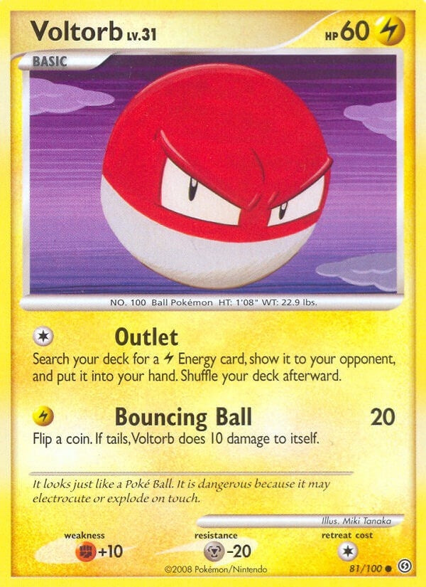 Image for Voltorb (81) (Stormfront) (81/100) - Pokemon