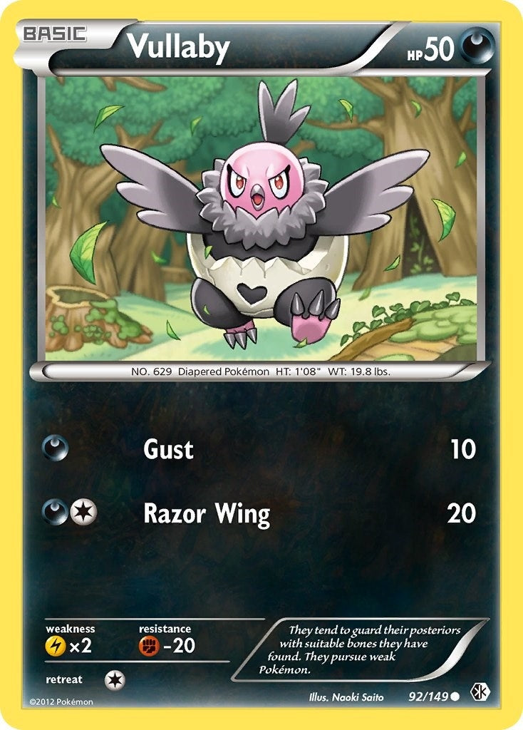 Image for Vullaby (Boundaries Crossed) (92/149) - Pokemon