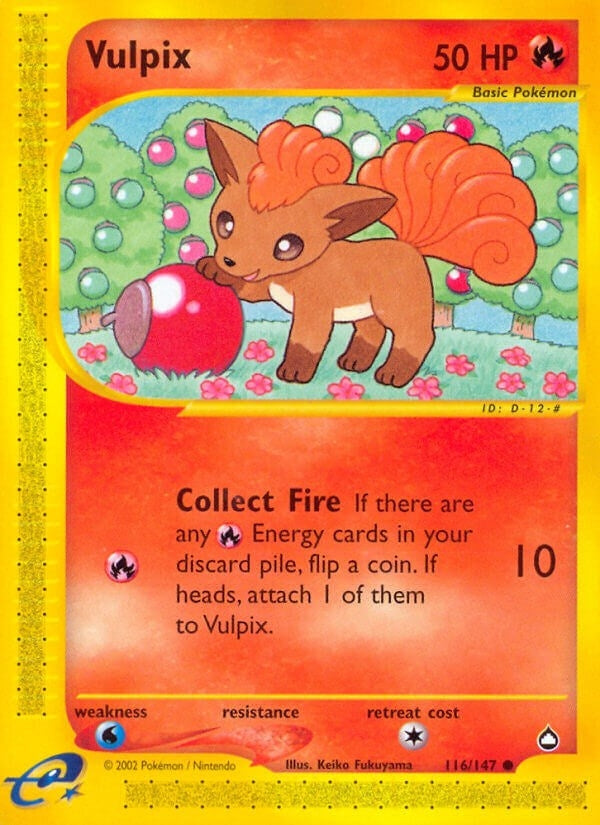 Image for Vulpix (Aquapolis) (116/147) - Pokemon