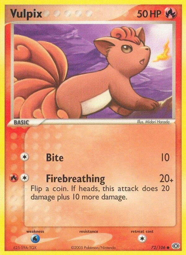 Image for Vulpix (Emerald) (72/106) - Pokemon