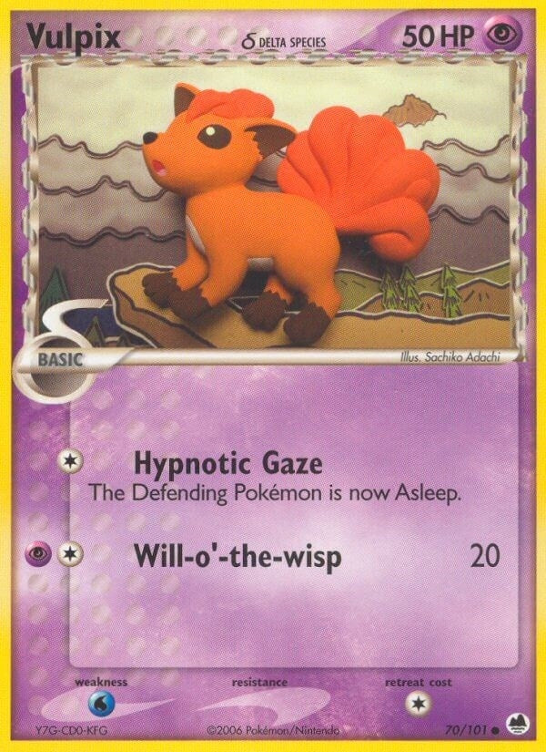 Image for Vulpix (Delta Species) (Dragon Frontiers) (70/101) - Pokemon