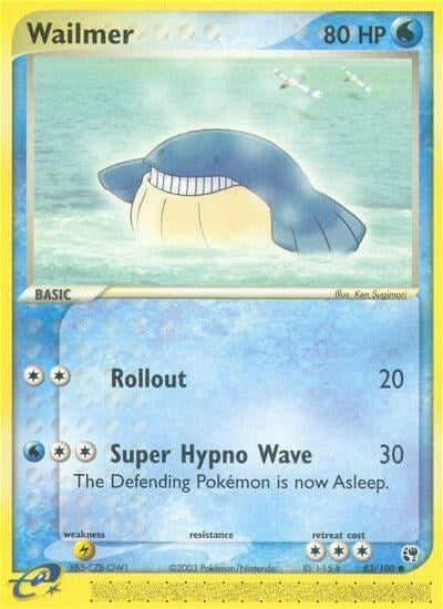 Image for Wailmer (Sandstorm) (83/100) - Pokemon