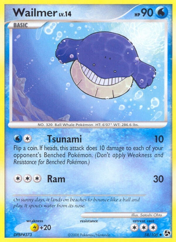 Image for Wailmer (Great Encounters) (58/106) - Pokemon