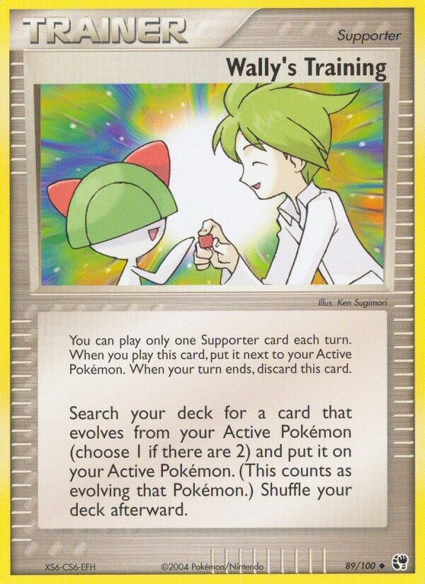 Image for Wally's Training (Sandstorm) (89/100) - Pokemon