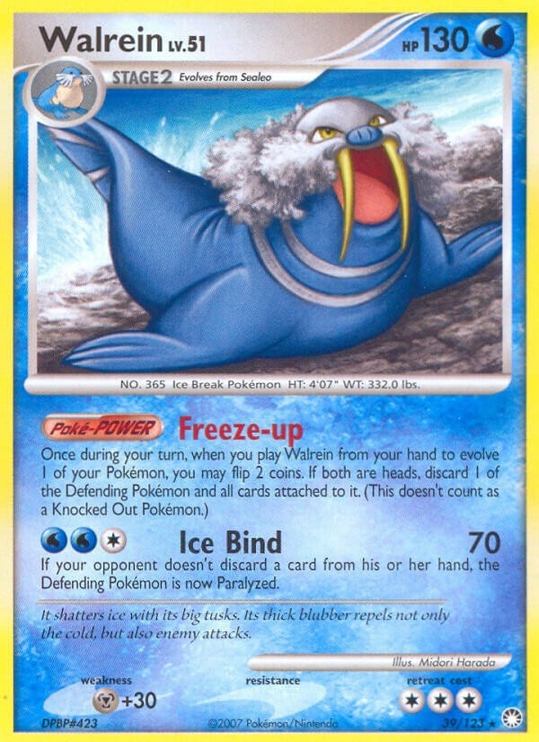 Image for Walrein (Mysterious Treasures) (39/123) - Pokemon