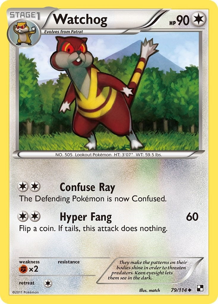 Image for Watchog (Black and White) (79/114) - Pokemon