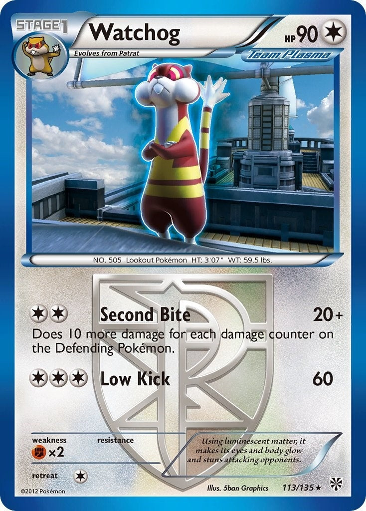 Image for Watchog (Team Plasma) (113) (Plasma Storm) (113/135) - Pokemon