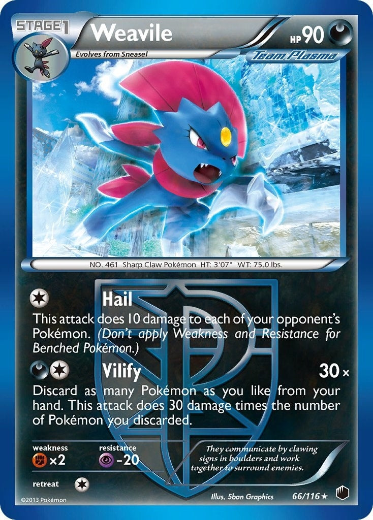 Image for Weavile (Team Plasma) (Plasma Freeze) (66/116) - Pokemon
