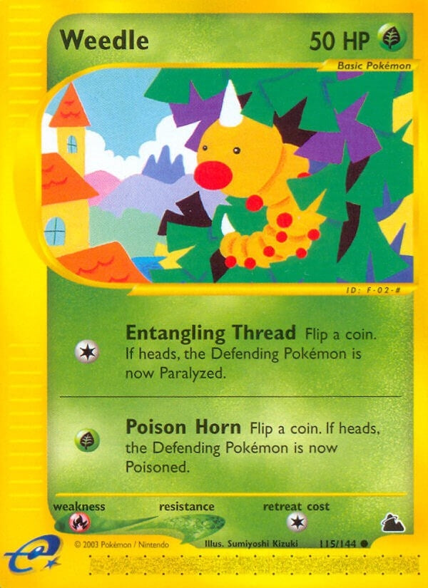 Image for Weedle (115) (Skyridge) (115/144) - Pokemon