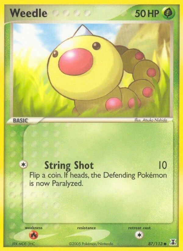Image for Weedle (Delta Species) (87/113) - Pokemon