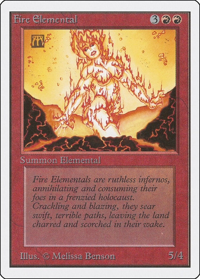 Image for Fire Elemental (Unlimited Edition) - Magic: The Gathering